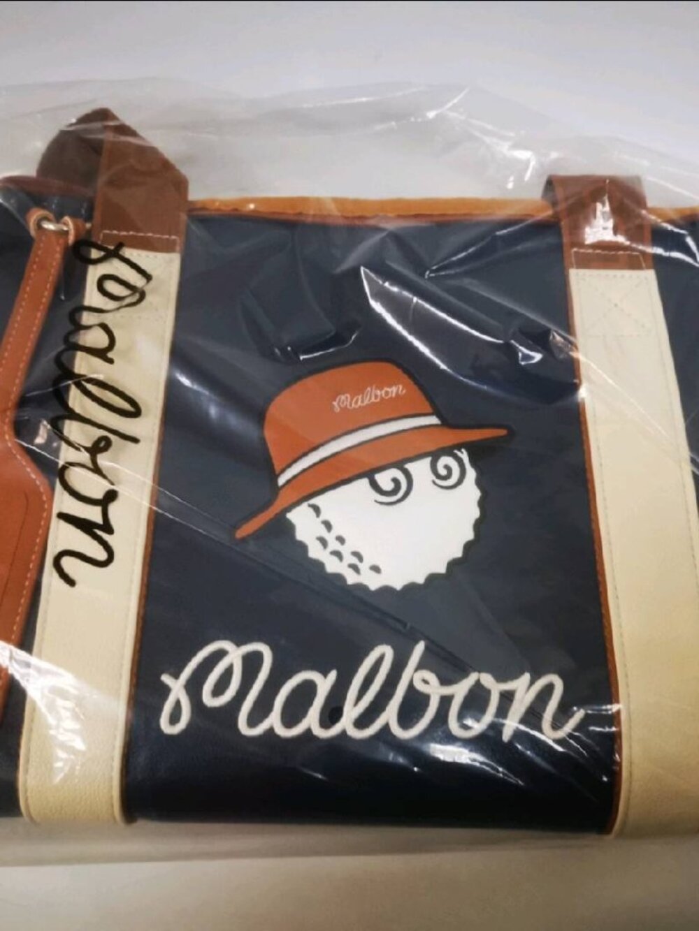 Malbon Golf Boston Bag Premium Duffle Travel Bag Golf Luxury Style